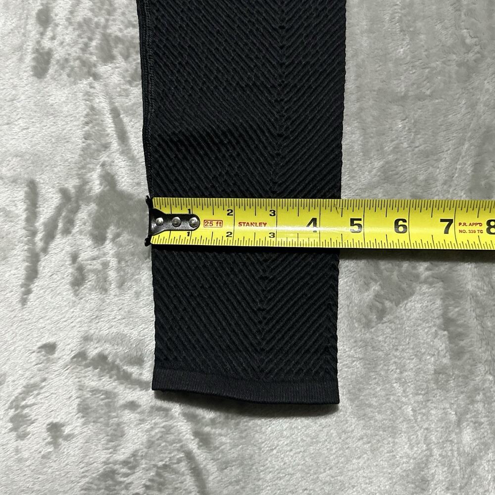 NWT Calvin Klein Sport Performance Leggings Womens Size M Black Textured Stretch - Picture 7 of 13